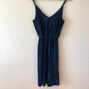 Blue Velvet cocktail dress